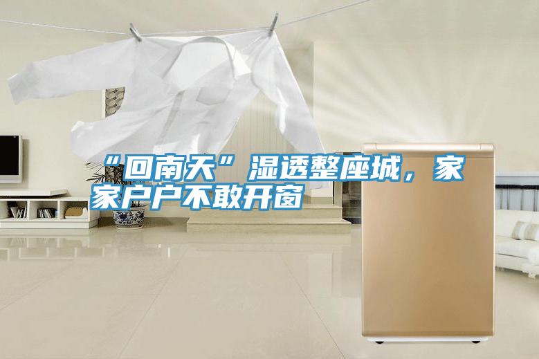 “回南天”濕透整座城，家家戶戶不敢開窗