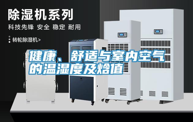 健康、舒適與室內空氣的溫濕度及焓值