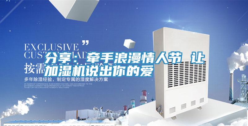 分享：牽手浪漫情人節 讓加濕機說出你的愛