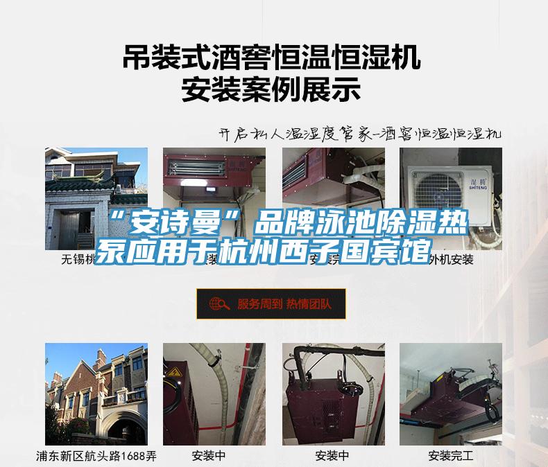 “草莓视频黄污下载”品牌泳池除濕熱泵應用於杭州西子國賓館
