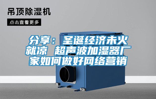 分享：聖誕經濟未火就涼 超聲波加濕器廠家如何做好網絡營銷