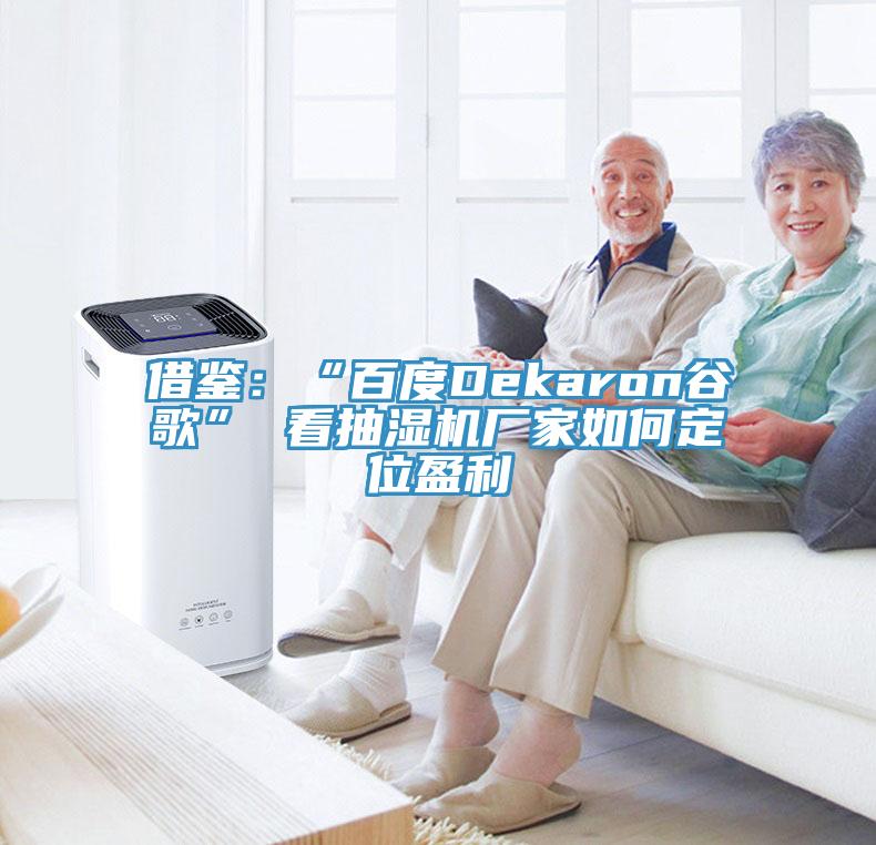 借鑒：“百度Dekaron穀歌” 看抽濕機廠家如何定位盈利