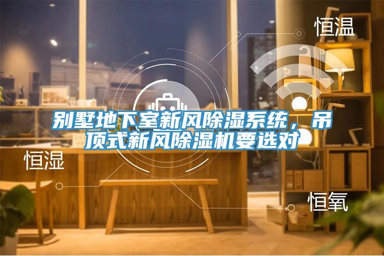 別墅地下室新風除濕係統，吊頂式新風草莓视频污污污污要選對
