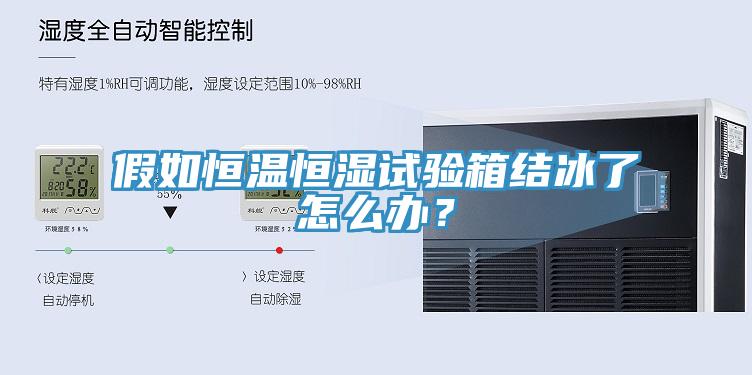 假如恒溫恒濕試驗箱結冰了怎麽辦？