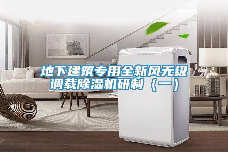 地下建築專用全新風無級調載草莓视频污污污污研製（一）