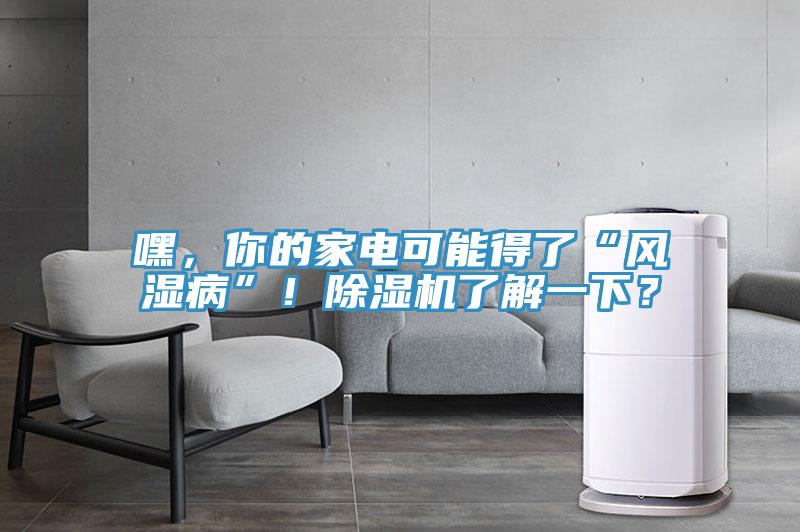 嘿，你的家電可能得了“風濕病”！草莓视频污污污污了解一下？