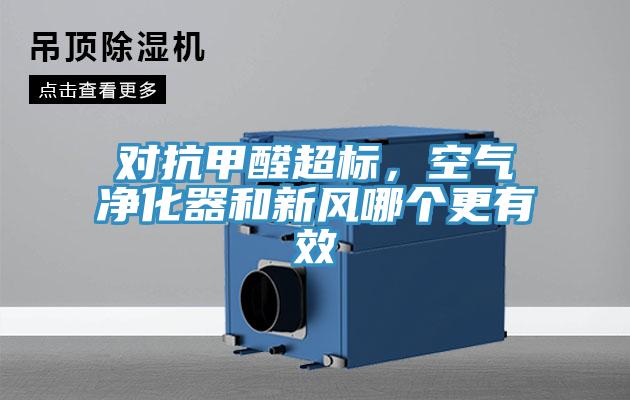 對抗甲醛超標，空氣淨化器和新風哪個更有效