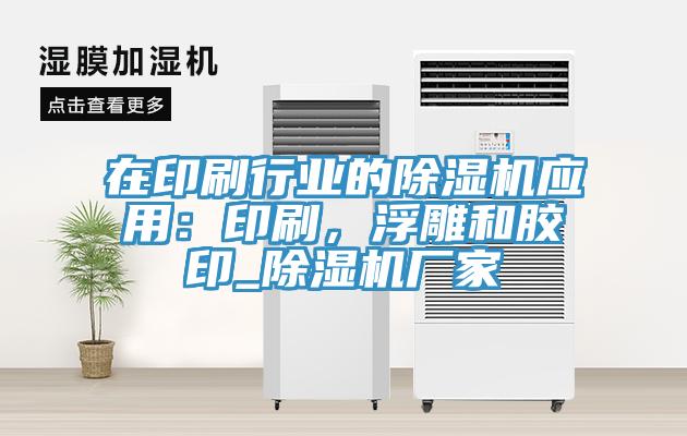 在印刷行業的草莓视频污污污污應用：印刷，浮雕和膠印_草莓视频污污污污廠家