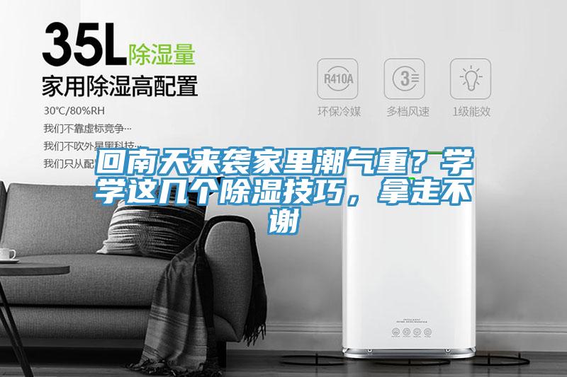 回南天來襲家裏潮氣重？學學這幾個除濕技巧，拿走不謝
