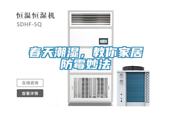 春天潮濕，教你家居防黴妙法