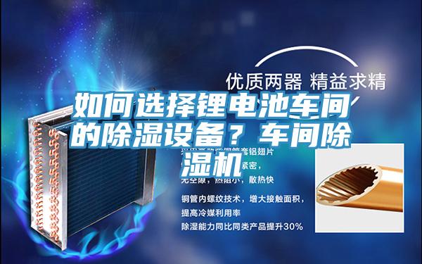 如何選擇鋰電池車間的除濕設備？車間草莓视频污污污污