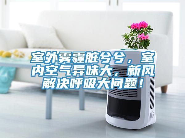 室外霧霾髒兮兮，室內空氣異味大，新風解決呼吸大問題！