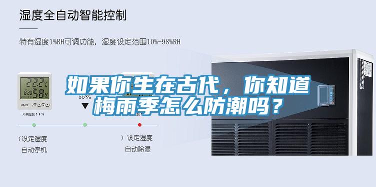 如果你生在古代，你知道梅雨季怎麽防潮嗎？