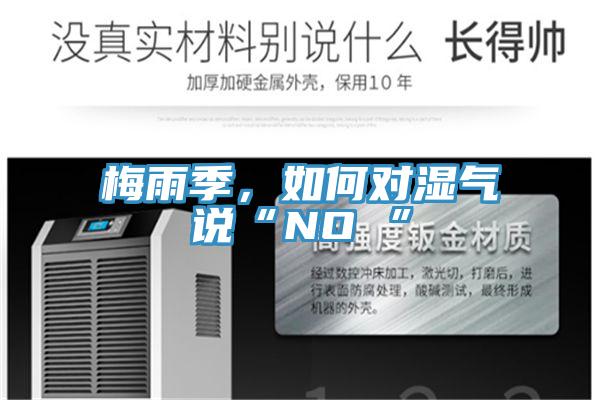 梅雨季，如何對濕氣說“NO ”