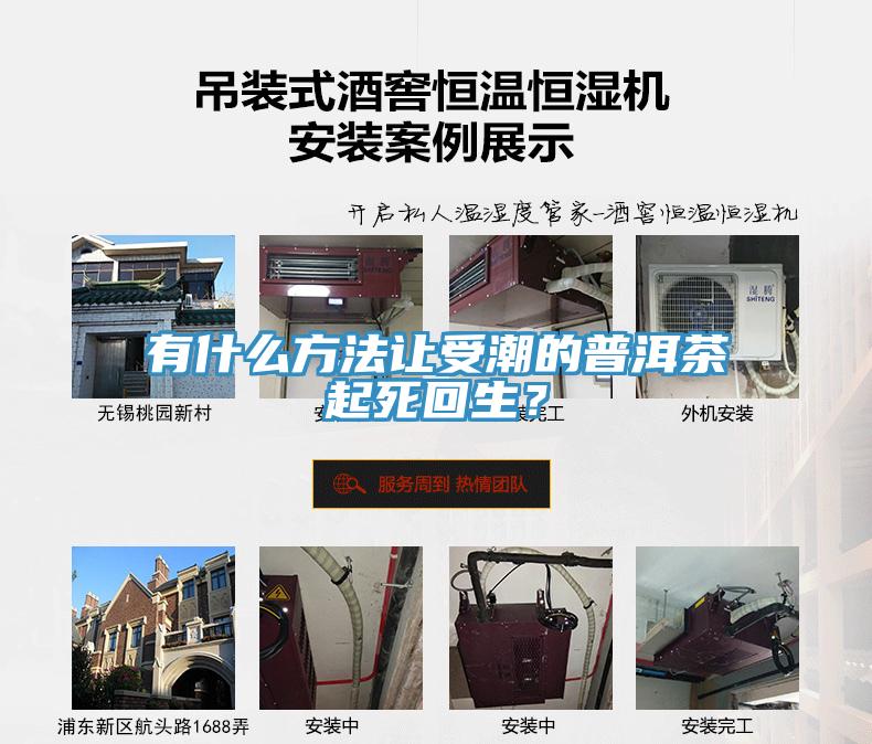有什麽方法讓受潮的普洱茶起死回生？