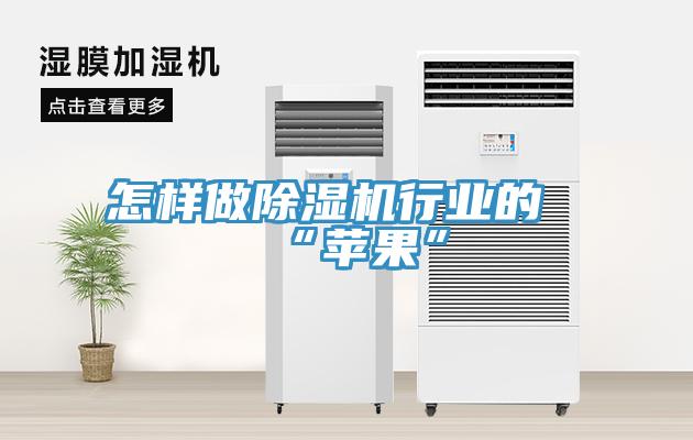 怎樣做草莓视频污污污污行業的“蘋果”