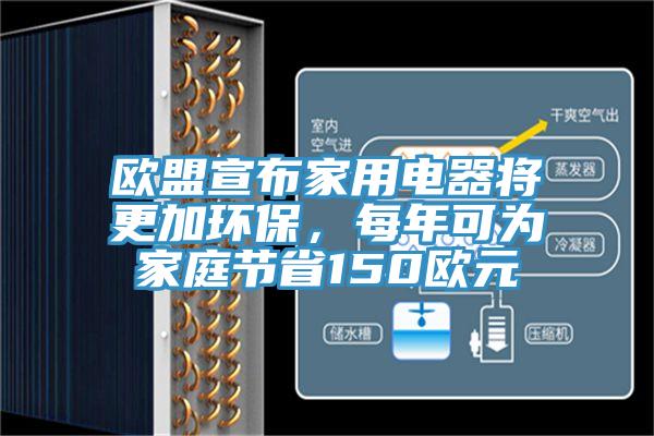 歐盟宣布家用電器將更加環保，每年可為家庭節省150歐元