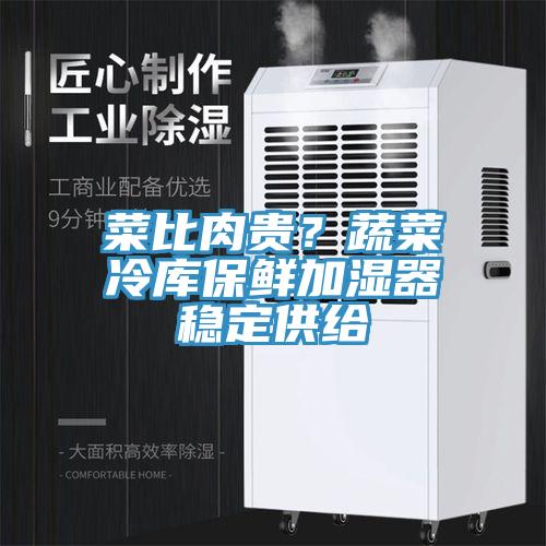 菜比肉貴？蔬菜冷庫保鮮加濕器穩定供給