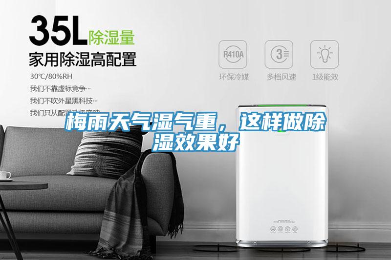 梅雨天氣濕氣重，這樣做除濕效果好