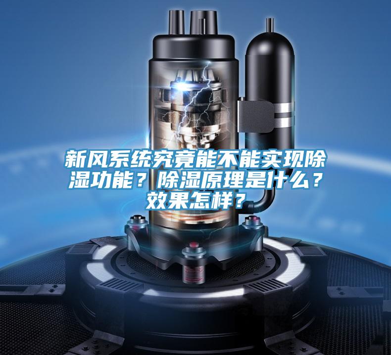 新風係統究竟能不能實現除濕功能？除濕原理是什麽？效果怎樣？