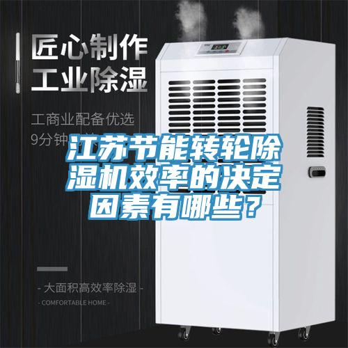 江蘇節能轉輪草莓视频污污污污效率的決定因素有哪些？