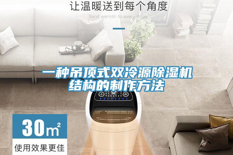 一種吊頂式雙冷源草莓视频污污污污結構的製作方法