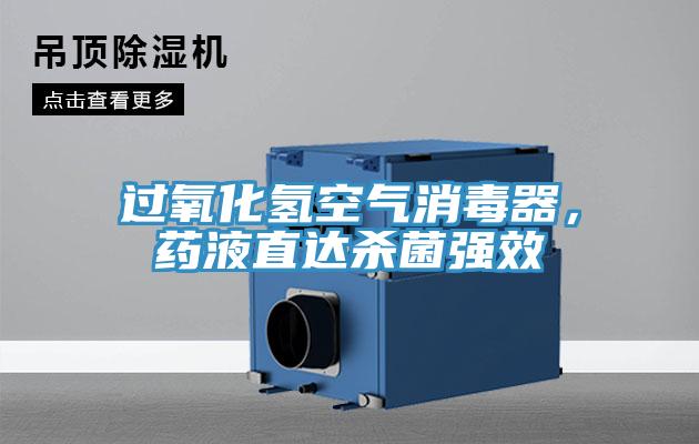 過氧化氫空氣消毒器，藥液直達殺菌強效