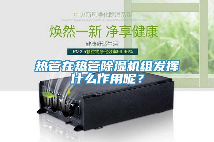 熱管在熱管草莓视频污污污污組發揮什麽作用呢？