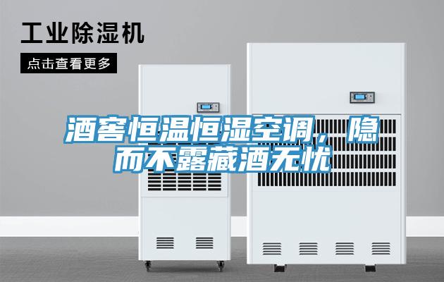 酒窖恒溫恒濕空調，隱而不露藏酒無憂