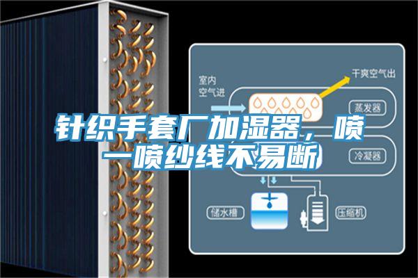 針織手套廠加濕器，噴一噴紗線不易斷