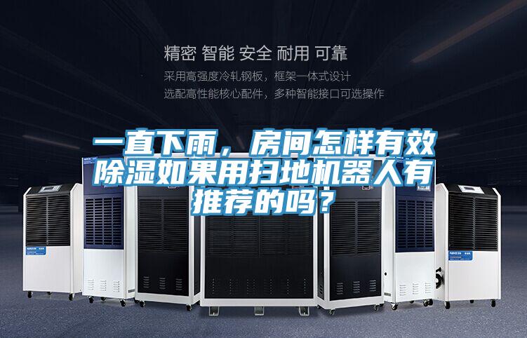 一直下雨，房間怎樣有效除濕如果用掃地機器人有推薦的嗎？