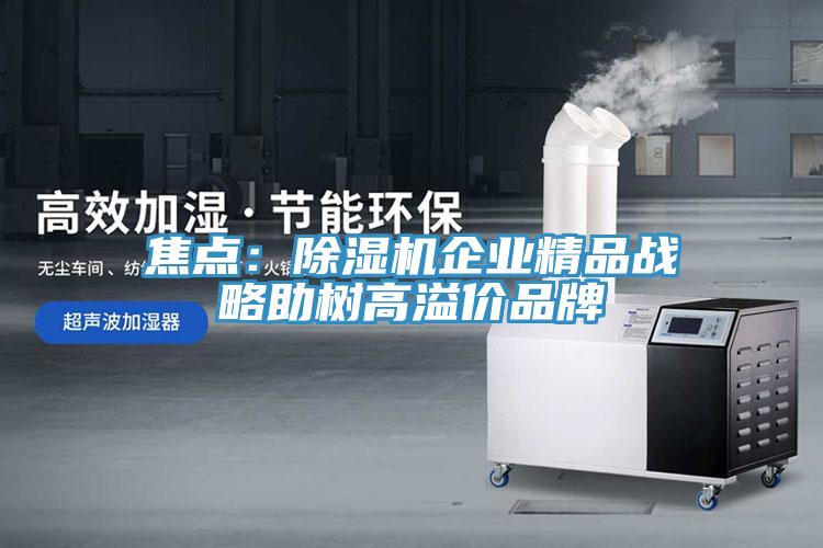 焦點：草莓视频污污污污企業精品戰略助樹高溢價品牌