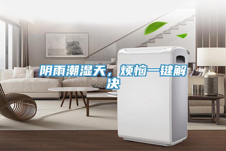 陰雨潮濕天，煩惱一鍵解決
