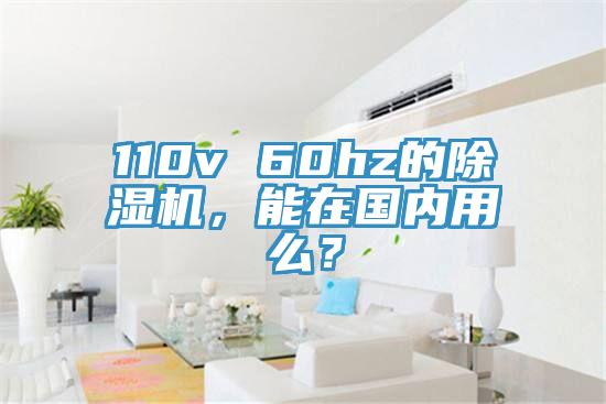110v 60hz的草莓视频污污污污，能在國內用麽？