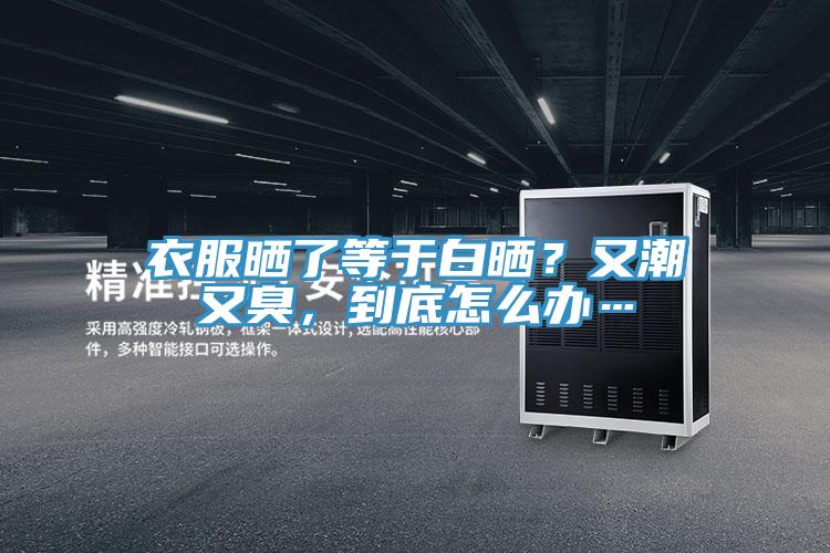 衣服曬了等於白曬？又潮又臭，到底怎麽辦…