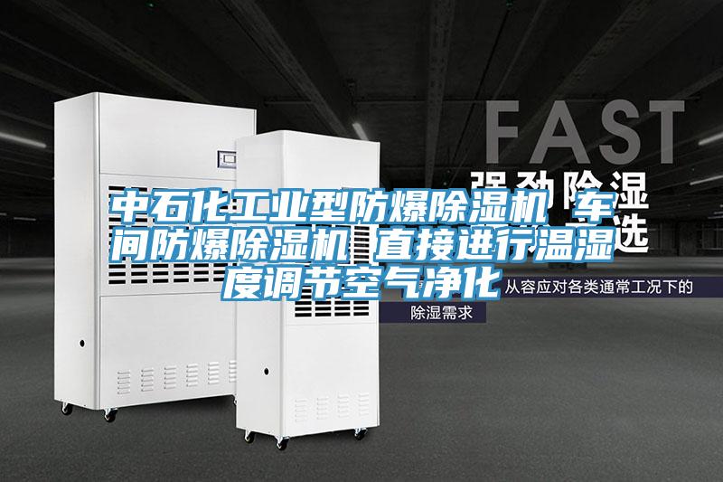 中石化工業型防爆草莓视频污污污污 車間防爆草莓视频污污污污 直接進行溫濕度調節空氣淨化