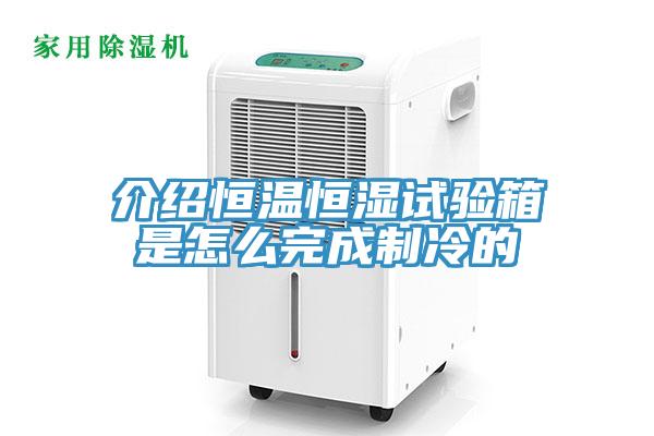 介紹恒溫恒濕試驗箱是怎麽完成製冷的