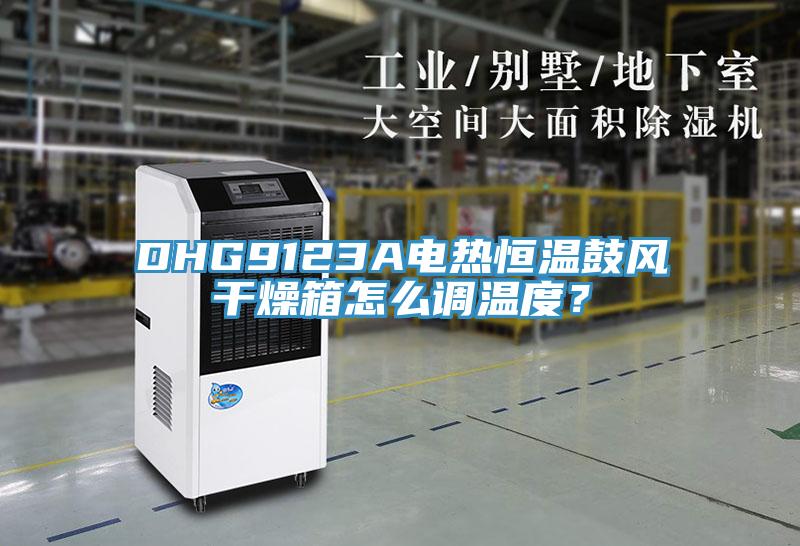 DHG9123A電熱恒溫鼓風幹燥箱怎麽調溫度？