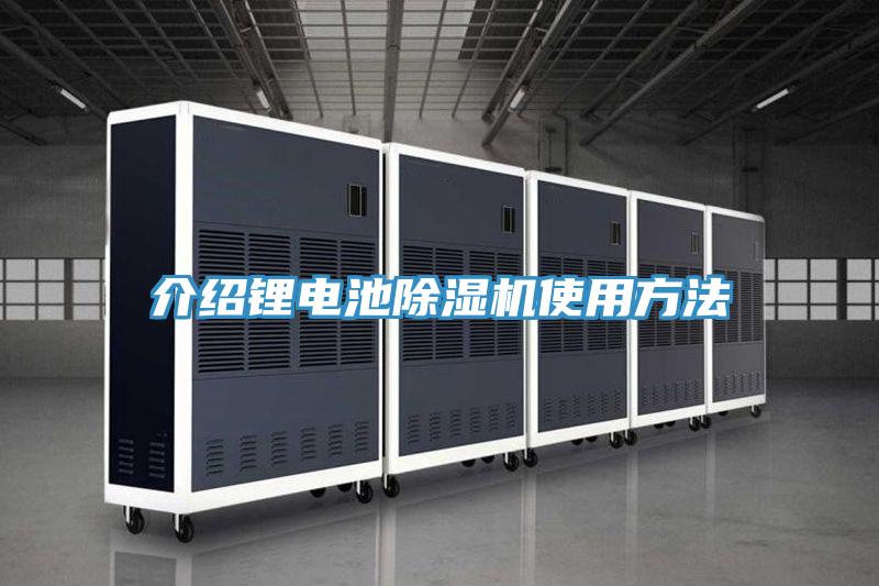 介紹鋰電池草莓视频污污污污使用方法