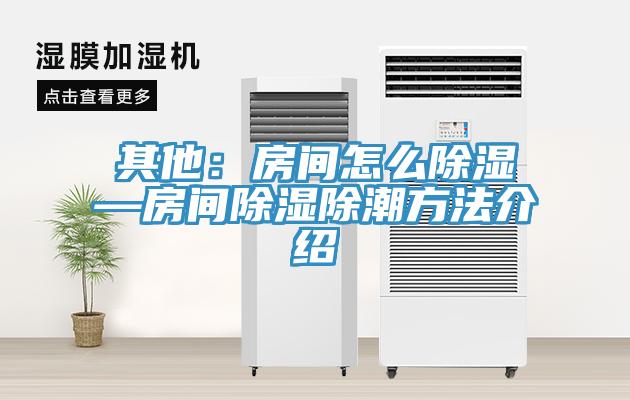 其他：房間怎麽除濕—房間除濕除潮方法介紹