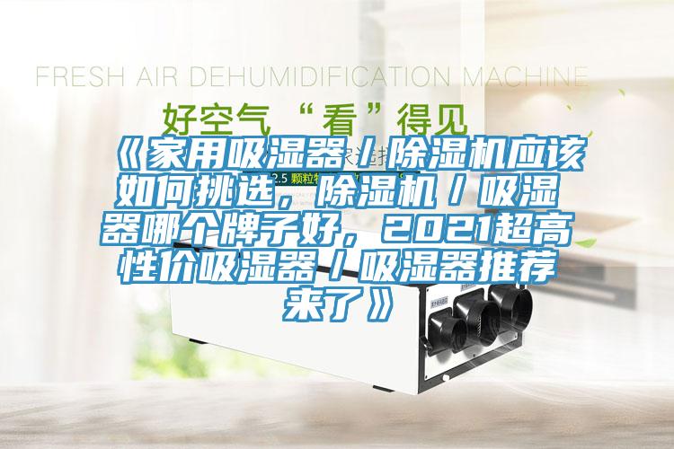 《家用吸濕器／草莓视频污污污污應該如何挑選，草莓视频污污污污／吸濕器哪個牌子好，2021超高性價吸濕器／吸濕器推薦來了》