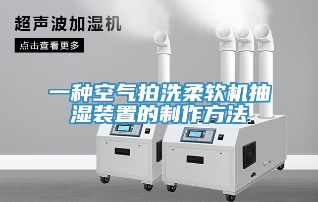 一種空氣拍洗柔軟機抽濕裝置的製作方法