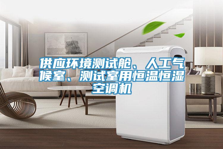 供應環境測試艙、人工氣候室、測試室用恒溫恒濕空調機
