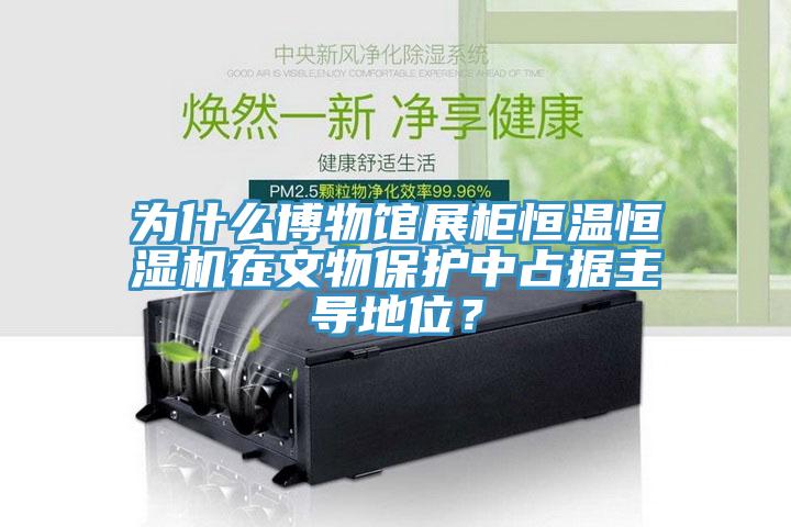 為什麽博物館展櫃恒溫恒濕機在文物保護中占據主導地位？
