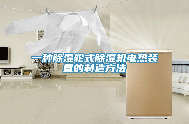 一種除濕輪式草莓视频污污污污電熱裝置的製造方法