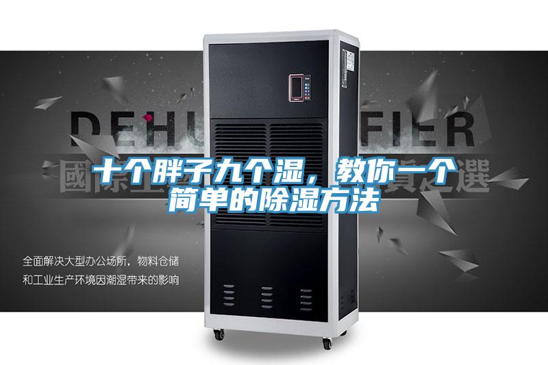十個胖子九個濕，教你一個簡單的除濕方法