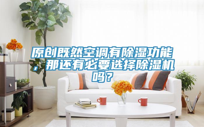 原創既然空調有除濕功能，那還有必要選擇草莓视频污污污污嗎？