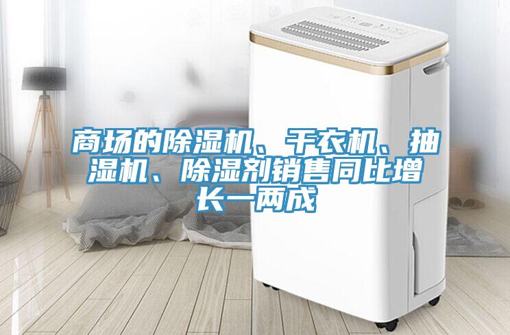 商場的草莓视频污污污污、幹衣機、抽濕機、除濕劑銷售同比增長一兩成