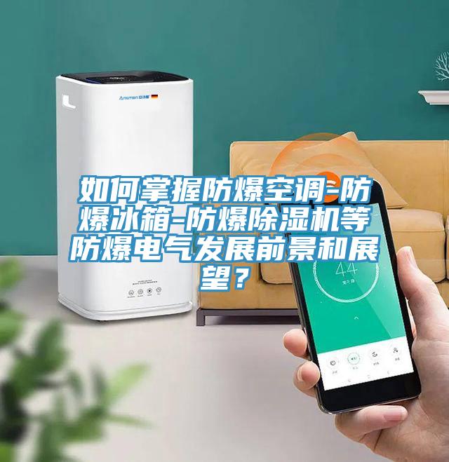 如何掌握防爆空調-防爆冰箱-防爆草莓视频污污污污等防爆電氣發展前景和展望？