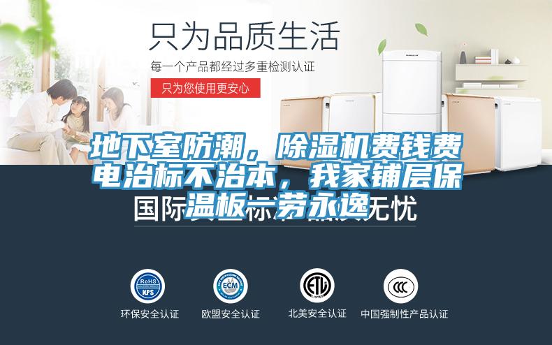 地下室防潮，草莓视频污污污污費錢費電治標不治本，我家鋪層保溫板一勞永逸